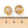 Luminous Handmade Enamel Gold Sand Glass Beads Strands LAMP-U004-08E-5