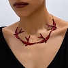 Alloy Enamel Link Chain Necklaces WG1FAB4-01-2