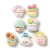 Opaque Resin Cabochons RESI-K043-29-1