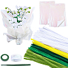 DIY Chenille Stem Tinsel Garland Craft Kits DIY-SC0033-14C-1