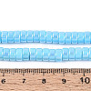 AB Color Plated Opaque Glass Beads Strands GLAA-T026-3x6mm-P06-4