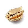 Brass Box Clasps KK-P291-50G-3