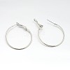 Iron Hoop Earrings E220-1