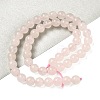 Natural Pink Mangano Calcite Beads Strands G-L505-09-8mm-3