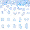 64Pcs Gradient Color Transparent Glass Beads GLAA-TA0003-48B-2