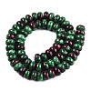 Natural Ruby in Zoisite Beads Strands G-T122-02S-4