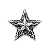 Retro 304 Stainless Steel Pendants STAS-Z095-01AS-1