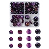 4 Styles Natural Striped Agate/Banded Agate Beads Strands G-YW0001-85-1