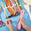 12 Bundles 12 Colors Twisted Paper Cord DIY-TA0013-29-7