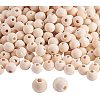 Unfinished Wood Beads WOOD-PH0008-19-WH-1