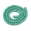 Opaque Solid Color Imitation Jade Glass Beads Strands EGLA-A044-P6mm-D31-3