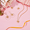 6Pcs Rack Plating Brass Pendants KK-BC0014-98G-4