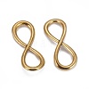 Tibetan Style Links connectors TIBEB-4779-AG-LF-2