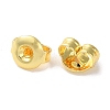 Rack Plating Brass Ear Nuts KK-F090-09G-2