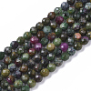 Natural Ruby Zoisite Beads Strands G-S361-3mm-003-1