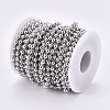 Tarnish Resistant 304 Stainless Steel Ball Chains CHS-F009-01E-P-4