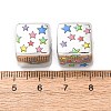 Printed Plating Acrylic Beads AC-CBA655C-17G-3