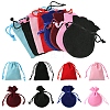 48Pcs 8 Colors Velvet Cloth Drawstring Bags TP-FS0001-01-3