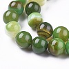 Natural Striped Agate/Banded Agate Beads Strands G-I261-C04-8mm-3