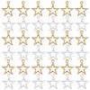 100Pcs 2 Colors Tibetan Style Alloy Pendants FIND-SC0022-66-1