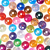 720Pcs 24 Colors Transparent Acrylic Beads MACR-CJ0001-17-3