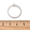 S925 Sterling Silver Adjustable Letter Rings for Women RJEW-M068-01P-S-3