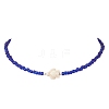9Pcs 9 Styles Synthetic Turquoise Sea Turtle with Glass Seed Beaded Necklace Sets for Women NJEW-JN05930-6