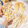 3Pcs 3 Colors Cloth Hair Barrettes for Women Girl OHAR-TA0001-15-5