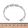 304 Stainless Steel Cuff Bangles BJEW-A160-01P-5