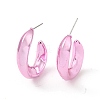 Donut Acrylic Stud Earrings EJEW-P251-19-2