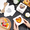 20Pcs Square Paper Cardboard Bakery Boxes CON-BC0002-34B-4