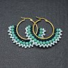 304 Stainless Steel Hoop Earrings X-EJEW-O090-I20-1