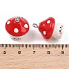 Opaque Resin Pendants RE-CBA0127-05-3