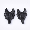 Synthetic Black Stone Pendants G-S336-69-01-1-1