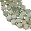 Natural Green Aventurine Beads Strands G-F833-B02-01-4