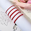 5Pcs 5 Style Nylon Thread Woven Braided Bracelets Set BJEW-SW00054-4