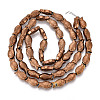 Electroplate Glass Beads Strands EGLA-T025-03F-2