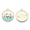 Alloy Enamel Pendants ENAM-D047-01G-05-1