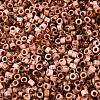 Opaque Picasso Cylinder Glass Beads SEED-Q039-06A-05-3
