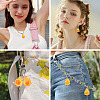 20Pcs 10 Styles Transparent Resin Bread-shaped Turtle Pendants RESI-TA0005-24-8