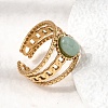 304 Stainless Steel Cuff Open Rings RJEW-F213-03G-12-2