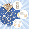 600Pcs 2 Colors CCB Plastic Beads CCB-PA0001-18-6