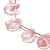 Cherry Quartz Glass Beads Strands G-Q167-A02-01-3