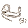Alloy Spiral Cuff Bangles & Rings Sets FS-WG33B53-01-5