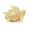 Brass Micro Pave Cubic Zirconia Pendants KK-S511-07G-2