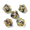 Handmade Foil Lampwork Beads Strands FOIL-Z001-02F-2