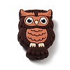 Owl Food Grade Silicone Focal Beads SIL-Z014-02B-1