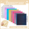 8Pcs 8 Colors Heat Transfer Vinyl Sheets FIND-NB0006-93-2