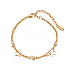 304 Stainless Steel Cable Chain Bracelets WG59DA4-01-5