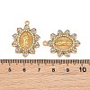 304 Stainless Steel Rhinestone Pendants RB-CBADC81-15G-01-3